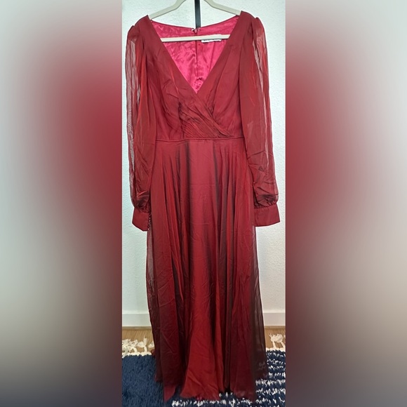 Mac Duggal | A-Line Chiffon Gown - Picture 3 of 5